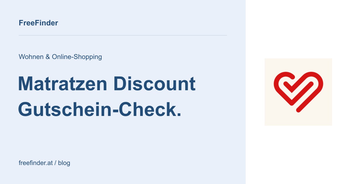 Matratzen Discount Gutschein-Check. – Wohnen & Online-Shopping