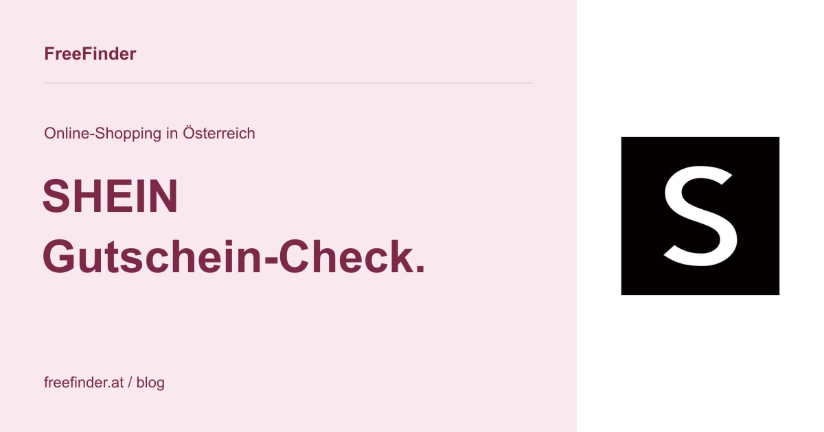 SHEIN Gutschein-Check. – Online-Shopping in Österreich