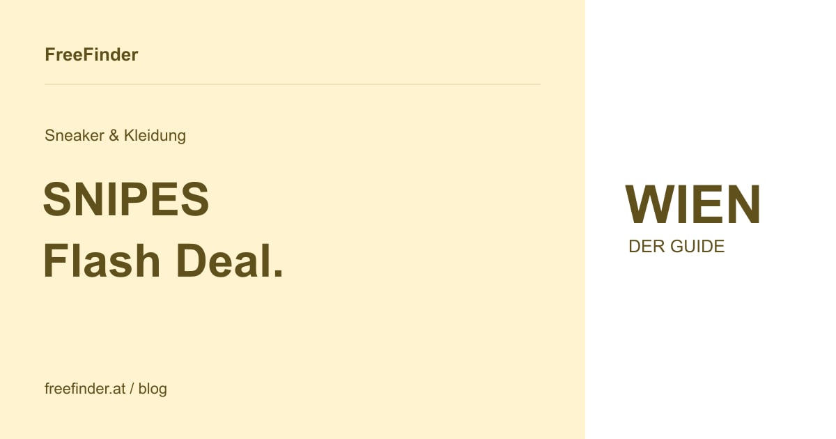 SNIPES Flash Deal. – Sneaker & Kleidung