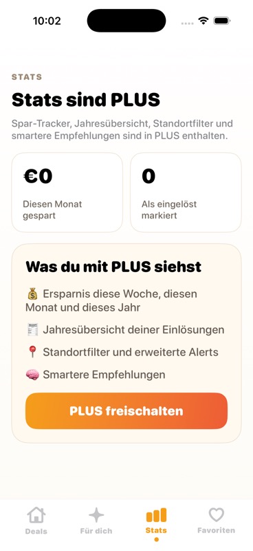 FreeFinder PLUS Stats